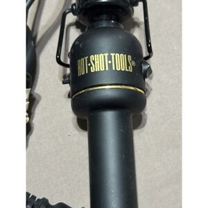 Hot Shot Tools Curling Iron Wand Titanium Tapered Barrel Model S510180 Black Ice